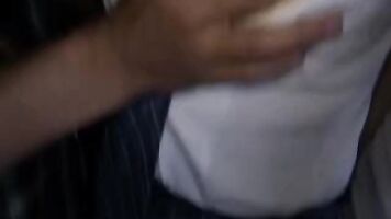 Blowjob with a happy ending in a amateur homemade rape video sent viewers for a loop.