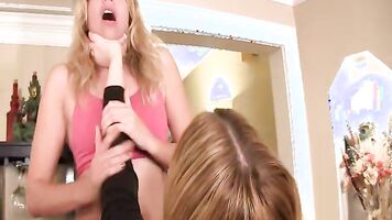 Amateurs perform some nasty brutal fucking in a rough lesbian rape porn movie.