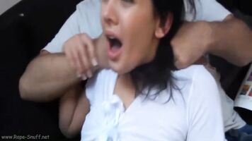 44. Hot milf mom brutal forced into bdsm giving blowjob in rape xxx movie.