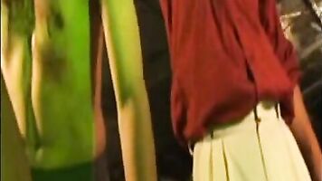 Hot milf forced to make a blowjob for perverted men in brutal fuck video.
