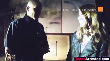 Police chief's teen daughter fucked rough by cop for vandalism