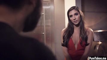 Skinny escort teen got fucked near insane guys wife