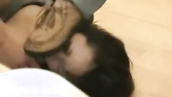 Sexy amateur wive gets rough fuck and brutal anal rape sex.